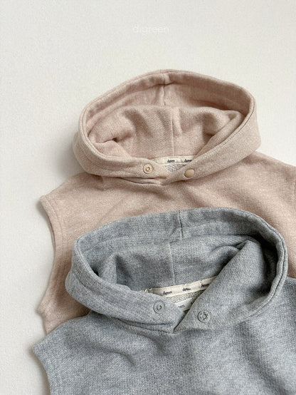 digreen woody hooded vest (85-130cm)