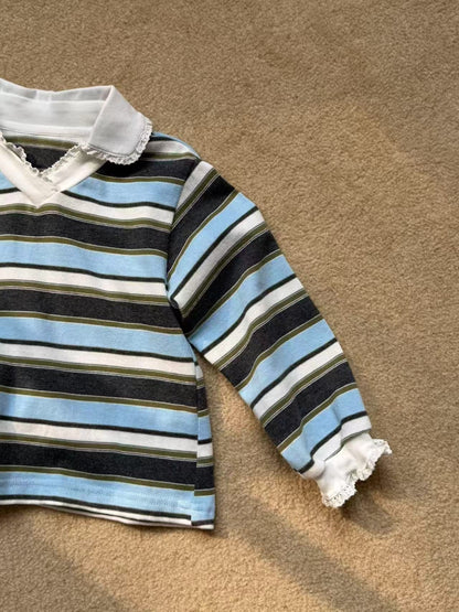 aiai sugar stripe t-shirt (95-140cm)