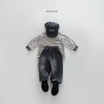 bonito incision brush denim pants (~80-140cm)