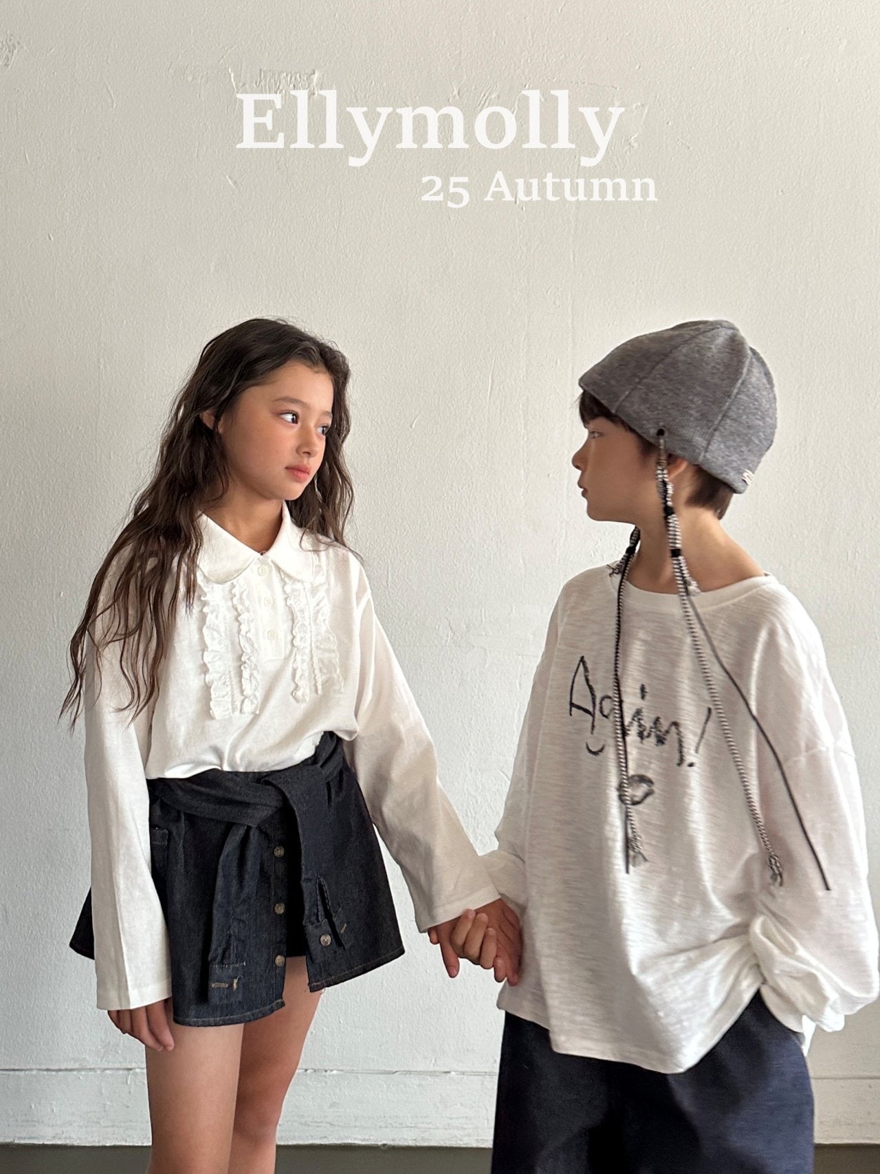 ELLYMOLLY twin frill collar tee (90-145cm)