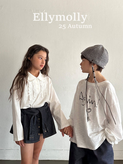 ELLYMOLLY twin frill collar tee (90-145cm)