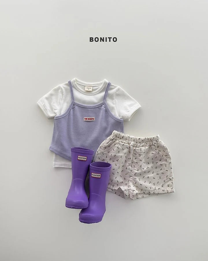 Bonito flower shorts (~80-140cm)