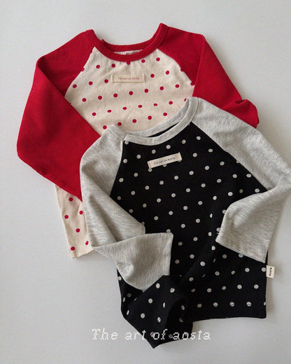 Aosta dot raglan t (~70-115cm)