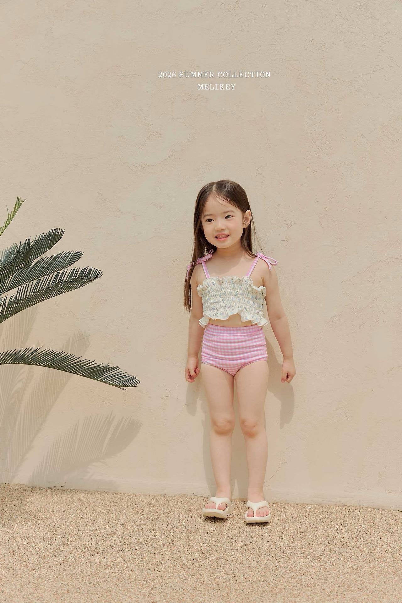 melikey lily check swim set (85-135cm)