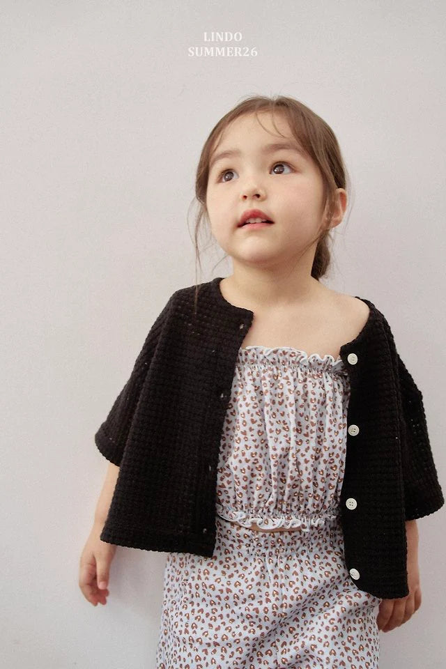 Lindo Knit Short Sleeve Cardigan  (85–125cm)