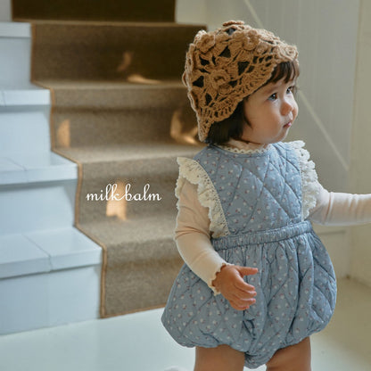 milkbalm laura quilting suit (3-18m)