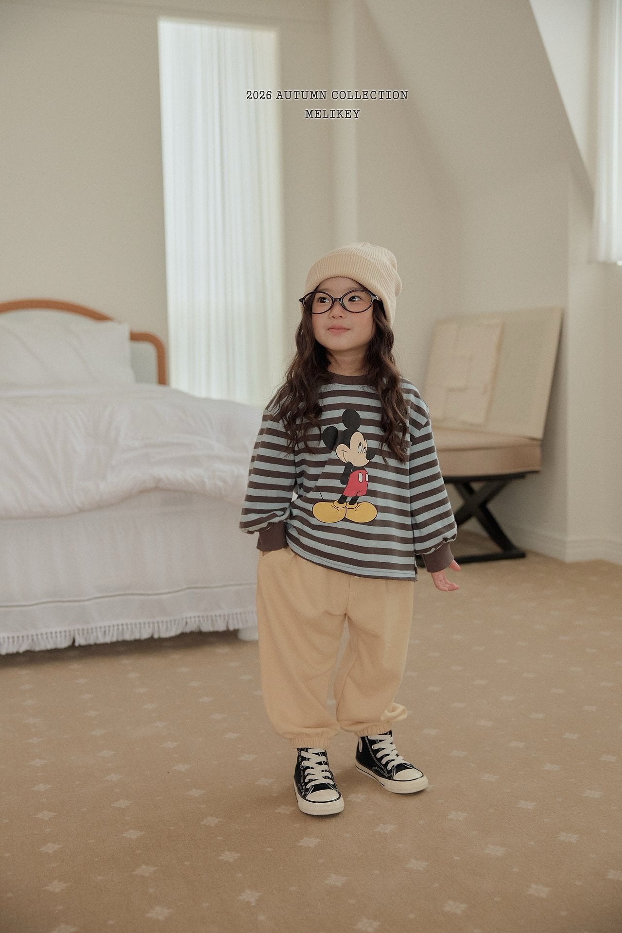 melikey button jogger pants (~80-140cm)