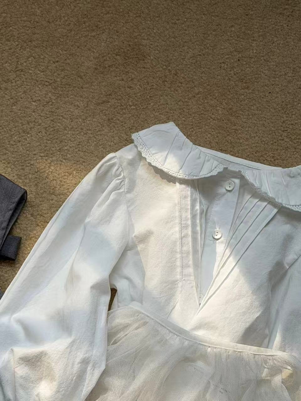 aiai anne white blouse (95-140cm)