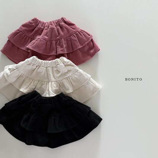 bonito corduroy cancan skirt (~80-140cm)