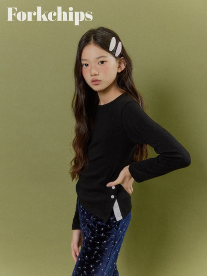FORKCHIPS cocoa single t-shirt (95-160cm)