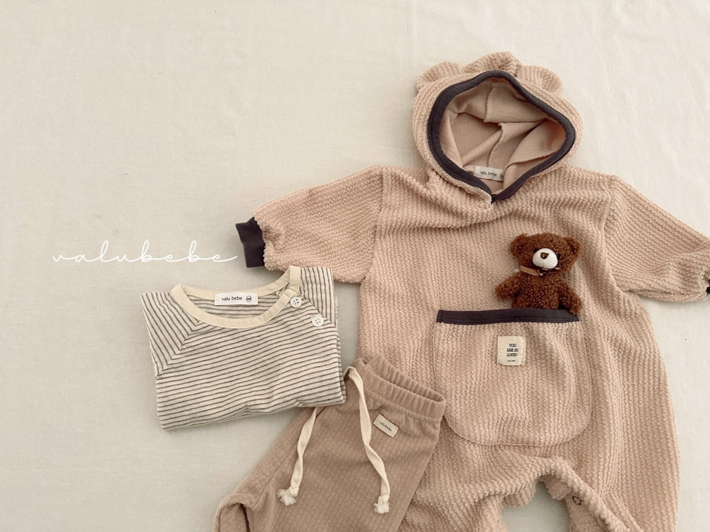 valubebe bear hood suit(60-80)