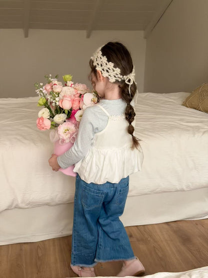 aiai lilac dot inner top set (95-140cm)