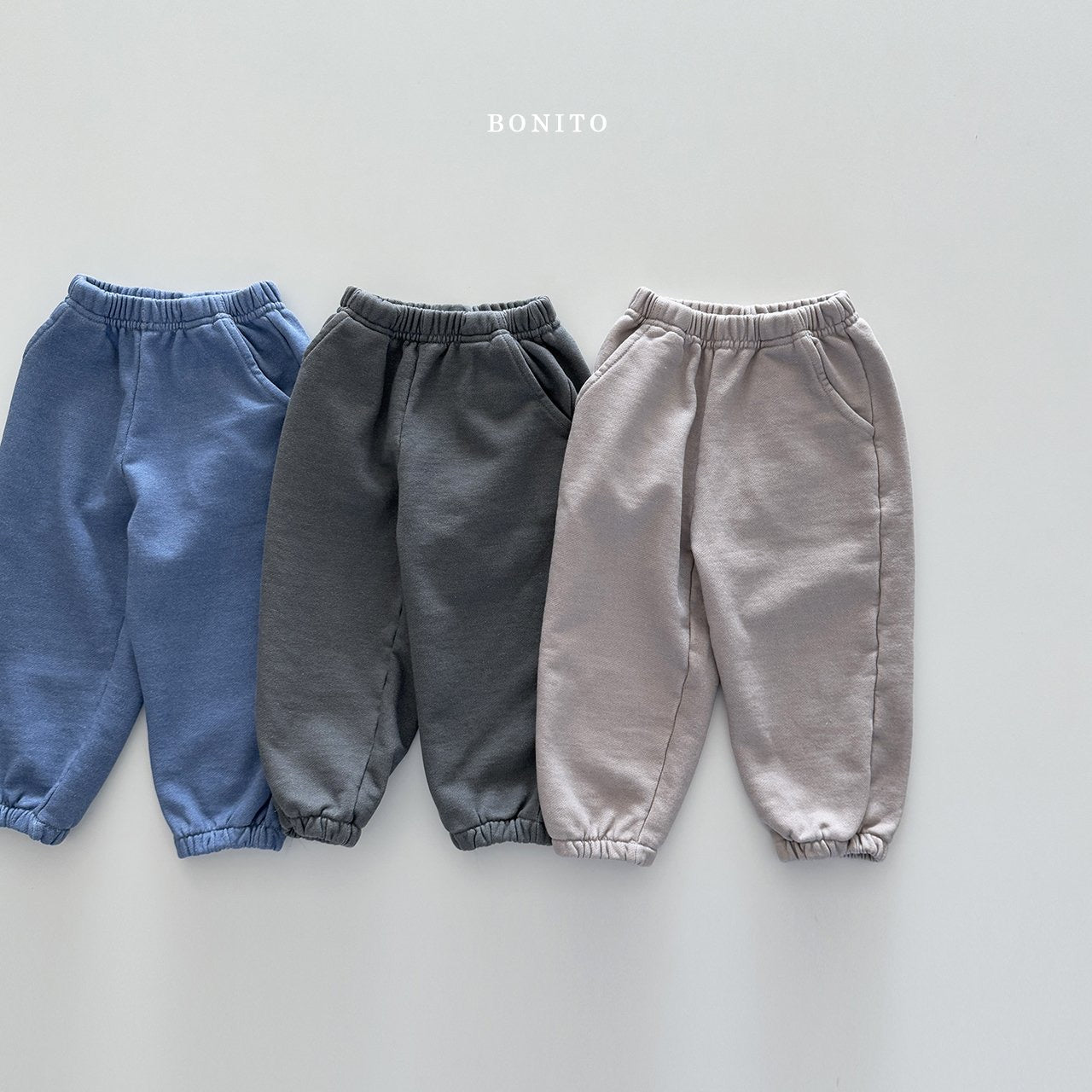 bonito pigment jogger pants (~80-140cm)