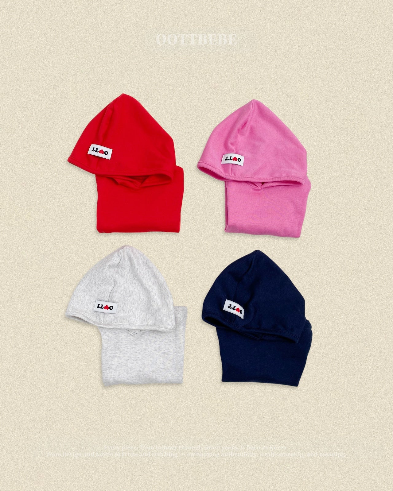 oottbebe rétro hoodie T (65-115cm)