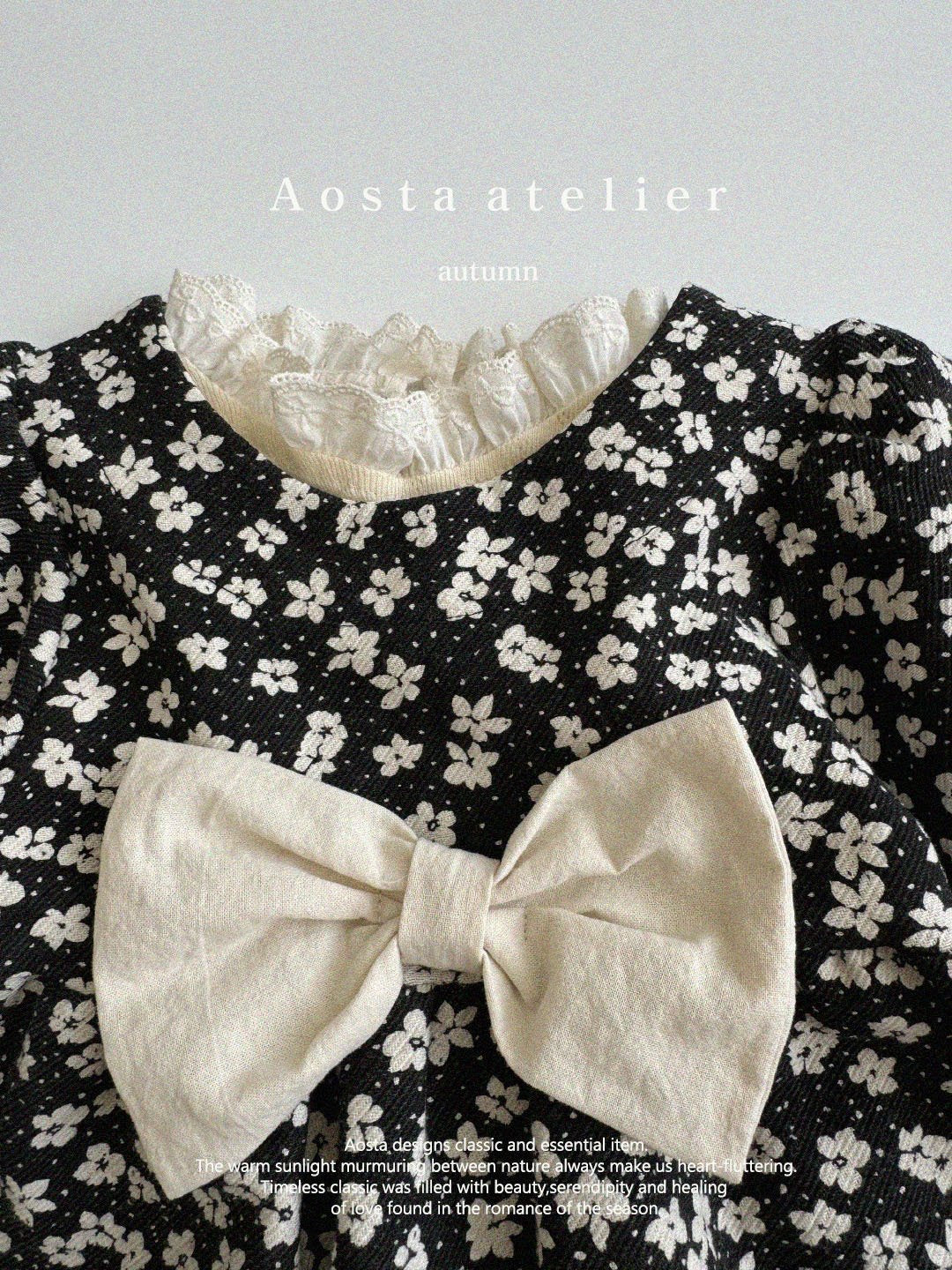 Aosta ribbon dress (~70-115cm)