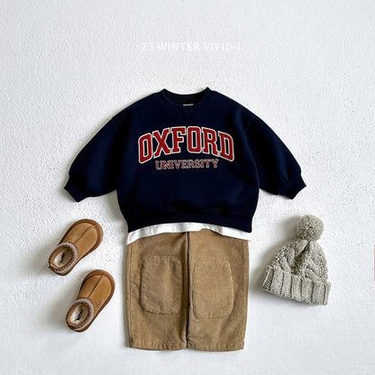 Vivid DXFORD文字上衣 (75-135cm)