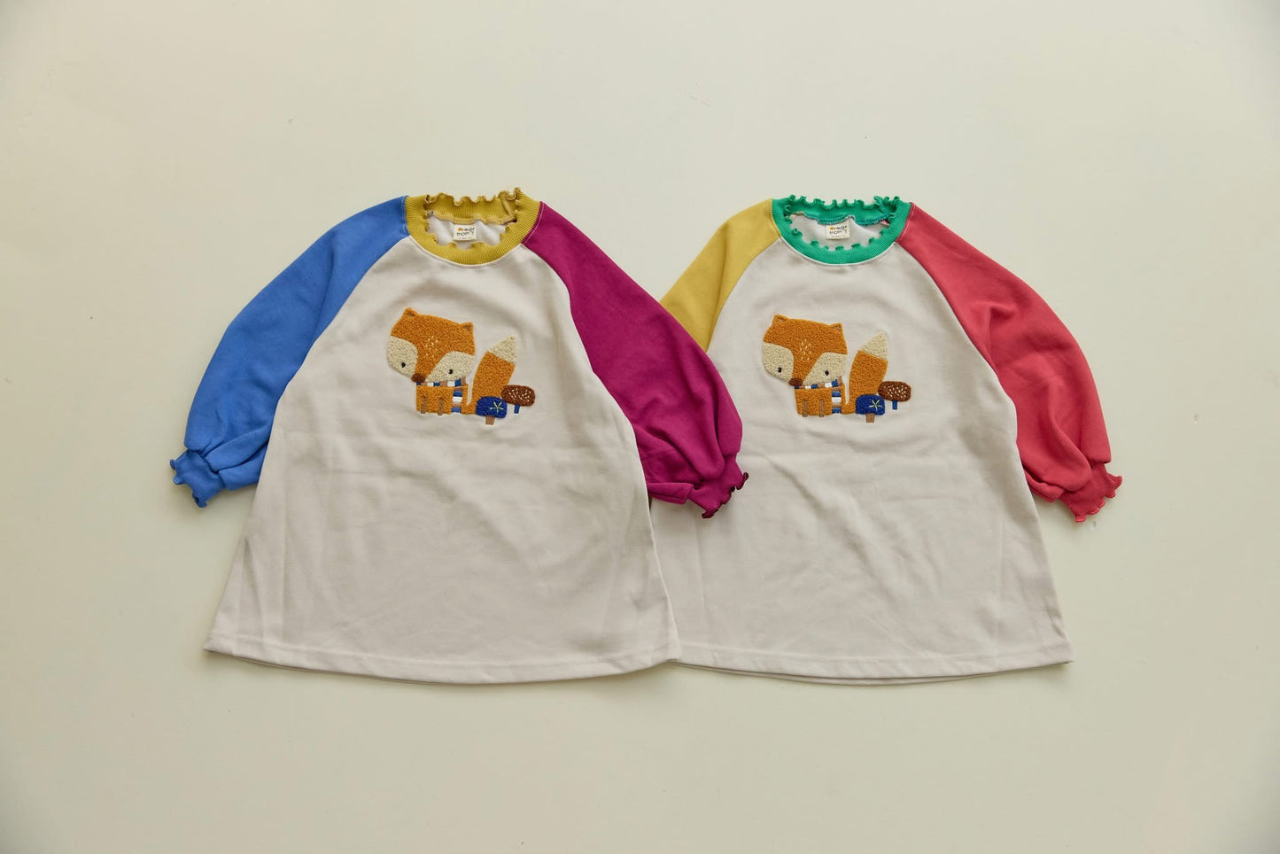 Orangemom 狐狸撞色連衣裙 (95-140cm)