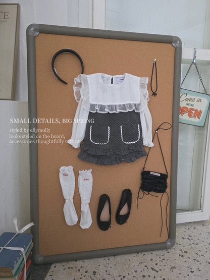 ELLYMOLLY little pocket frill ops (90-145cm)