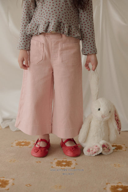 melikey cotton wide pants (~80-140cm)
