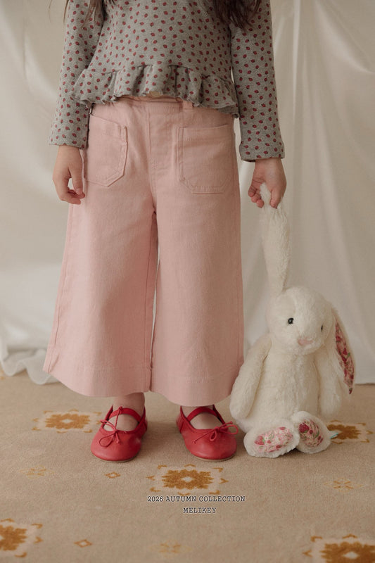 melikey cotton wide pants (~80-140cm)