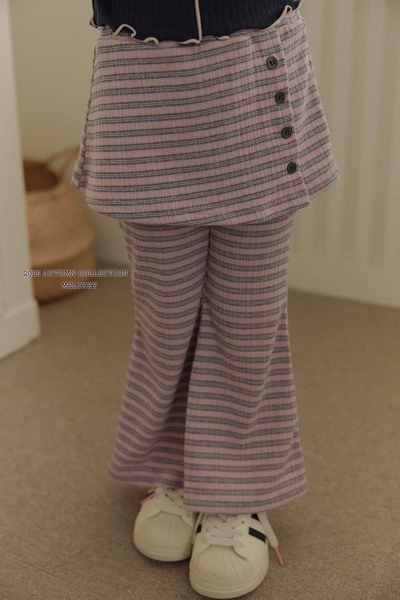 melikey button wrap bootcut (~80-140cm)