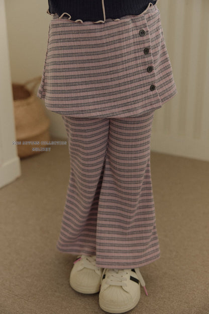 melikey button wrap bootcut (~80-140cm)