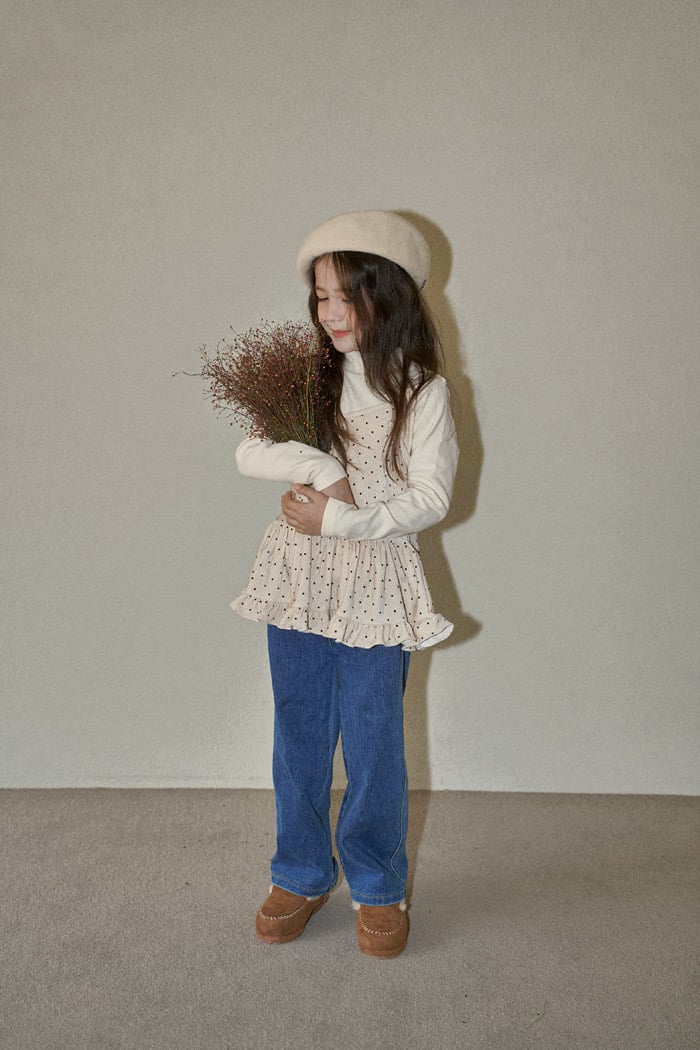 momoann brushed denim (90-150cm)