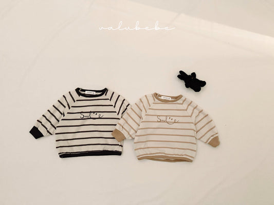 valubebe smile stripe tee(60-110)