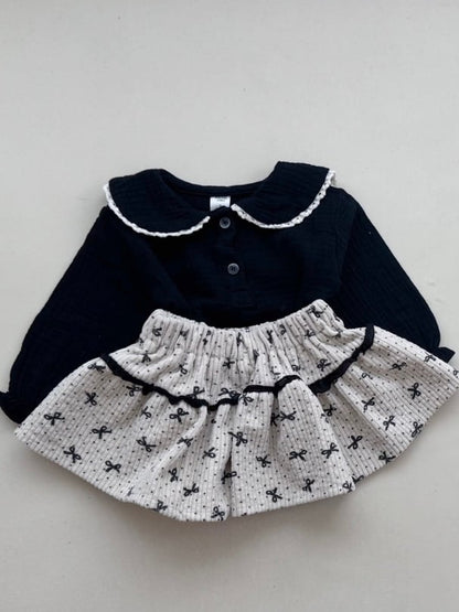 mimi market ribbon can skirt (70-85cm)