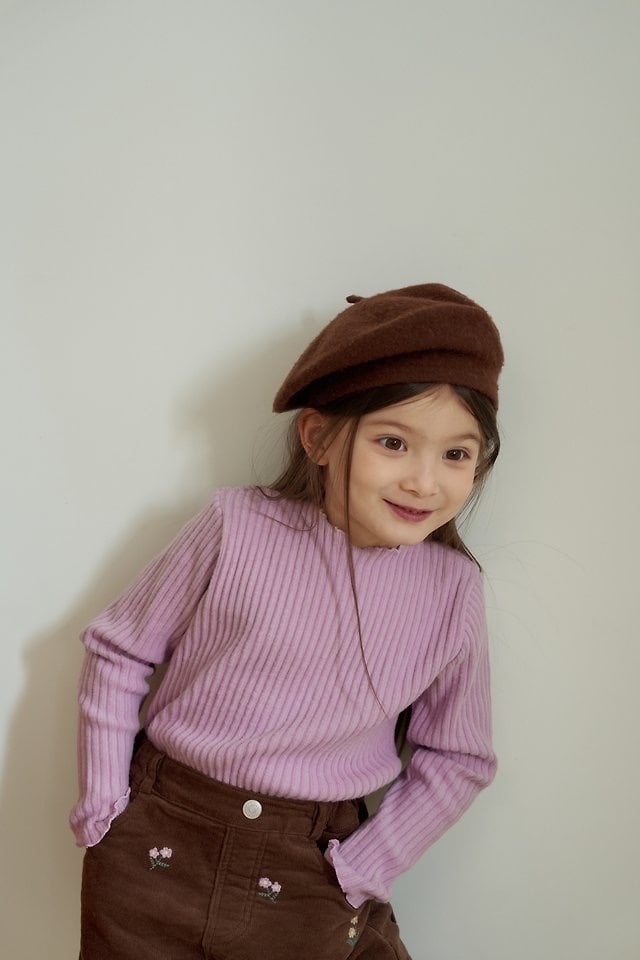 momoann cozy rib t (90-140cm)
