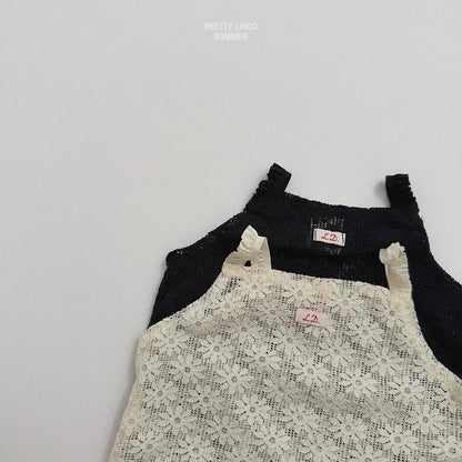 Lindo Flower Knit Sleeveless T (85-125cm)