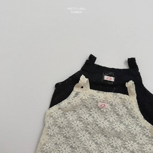 Lindo Flower Knit Sleeveless T (85-125cm)