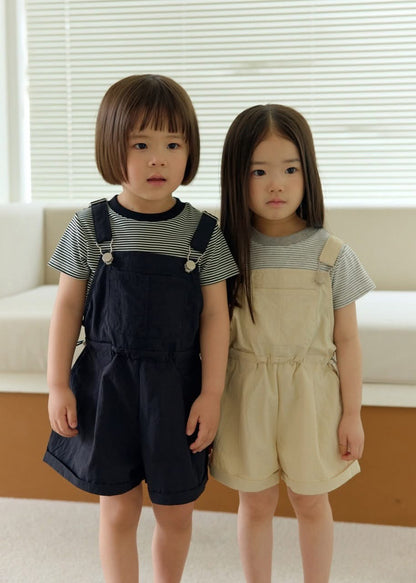Dailybebe 工裝吊帶短褲 (75-140cm)
