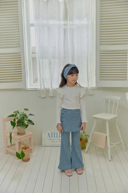 melikey wrap bootscut pants (~80-140cm)