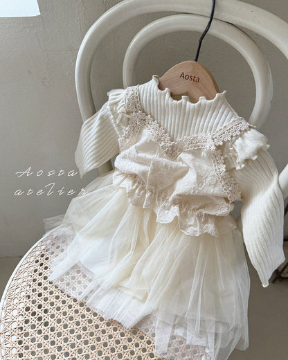 Aosta camellia dress (~70-115cm)