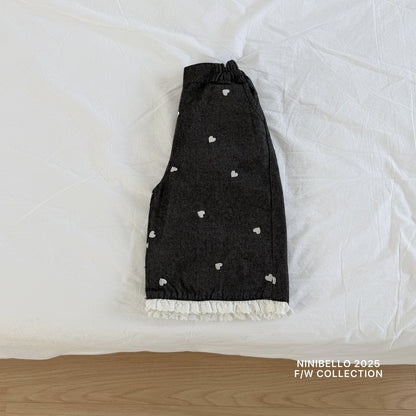 ninibello heart cookie denim pants (80-130cm)