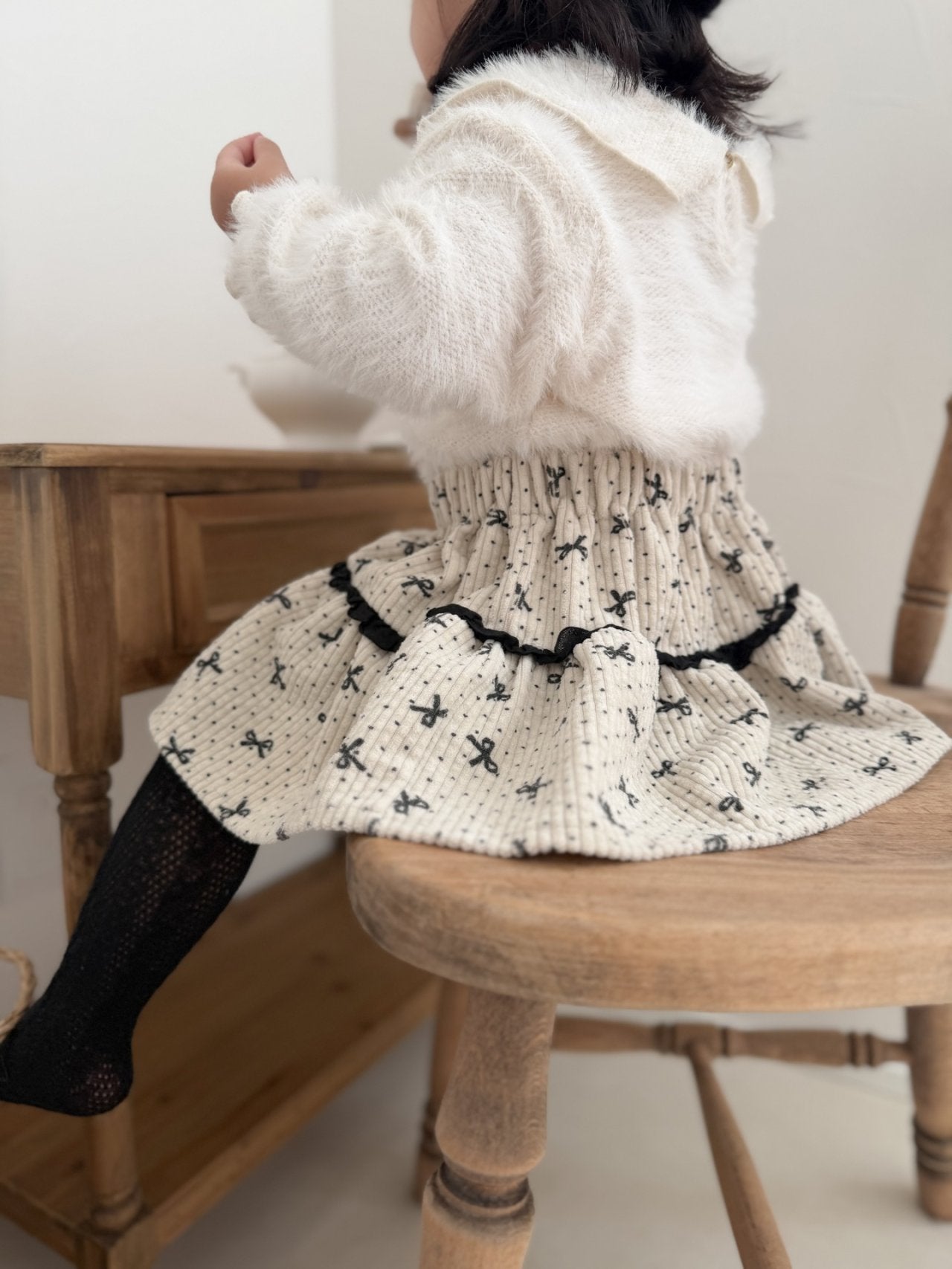 mimi market ribbon can skirt (70-85cm)