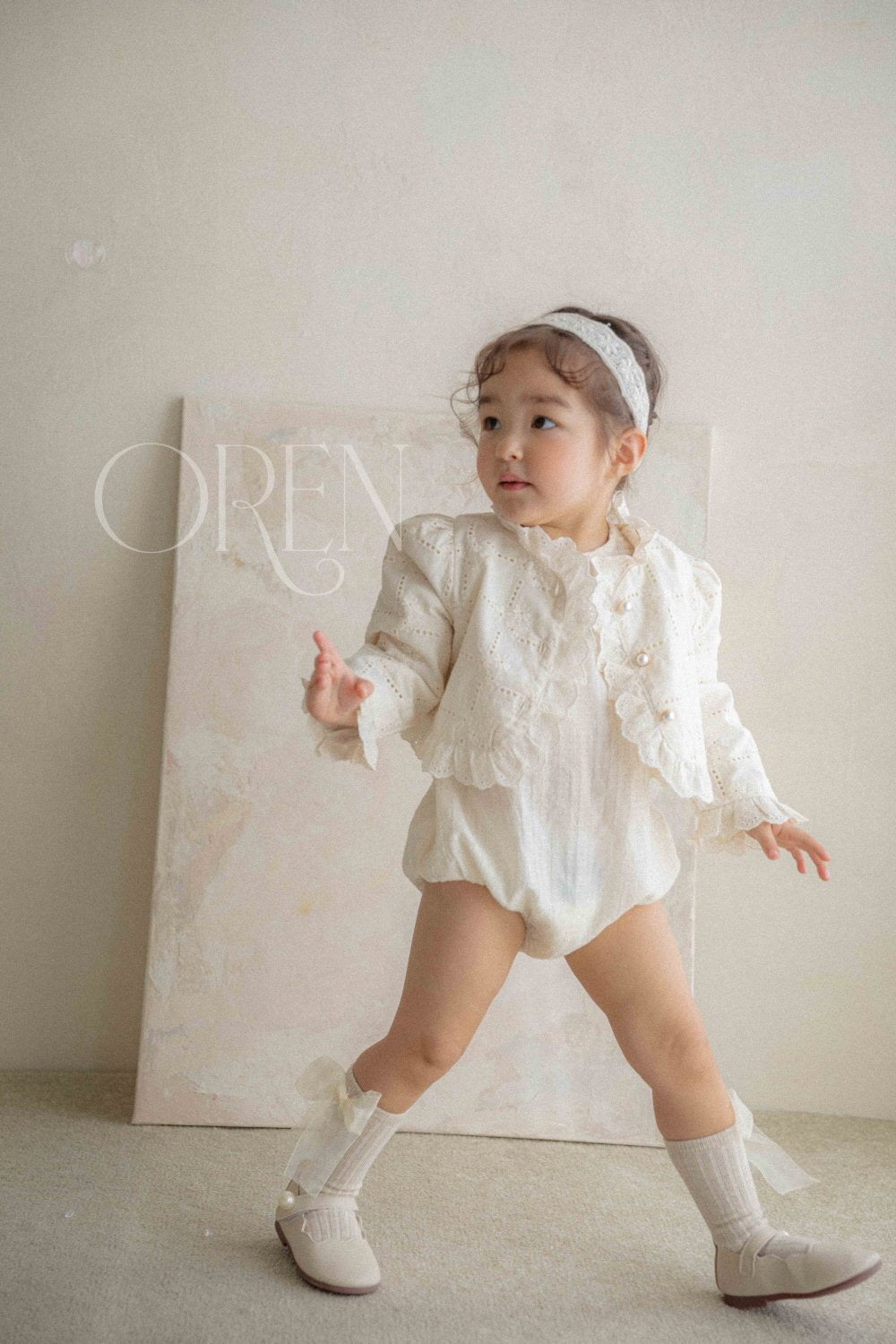 OREN bianca lace cardigan (85-120cm)