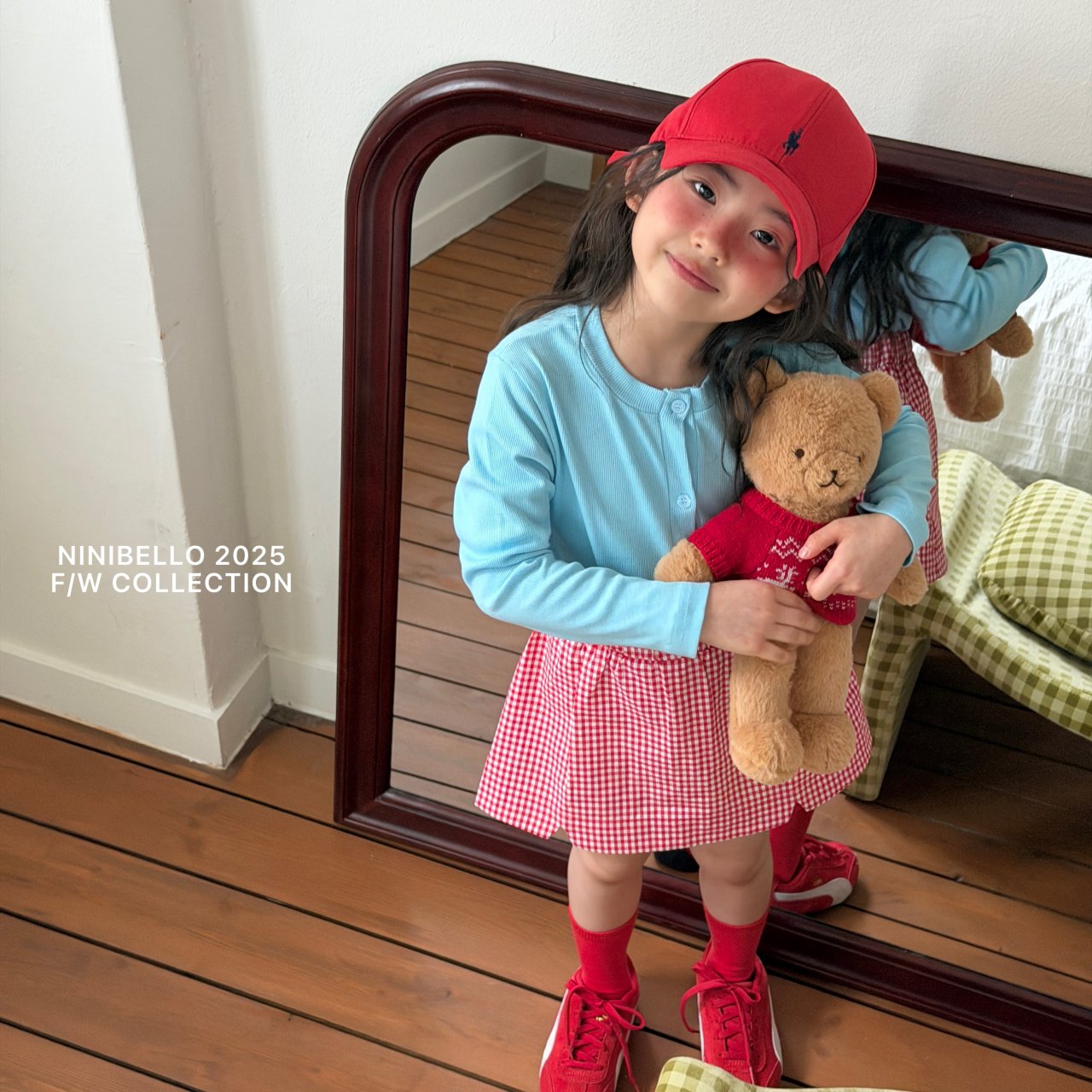 ninibello sugar button cardigan (80–130cm)