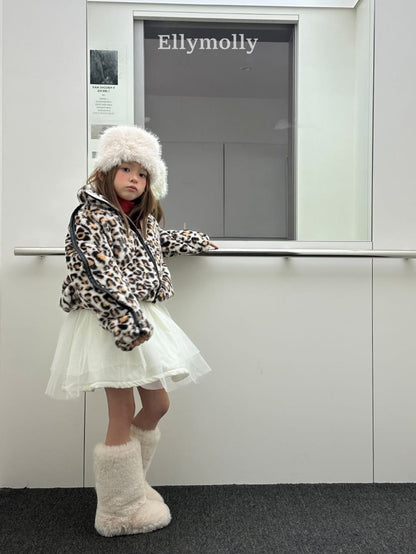 EllyMolly 絎縫吊帶網紗裙 (90–145cm)