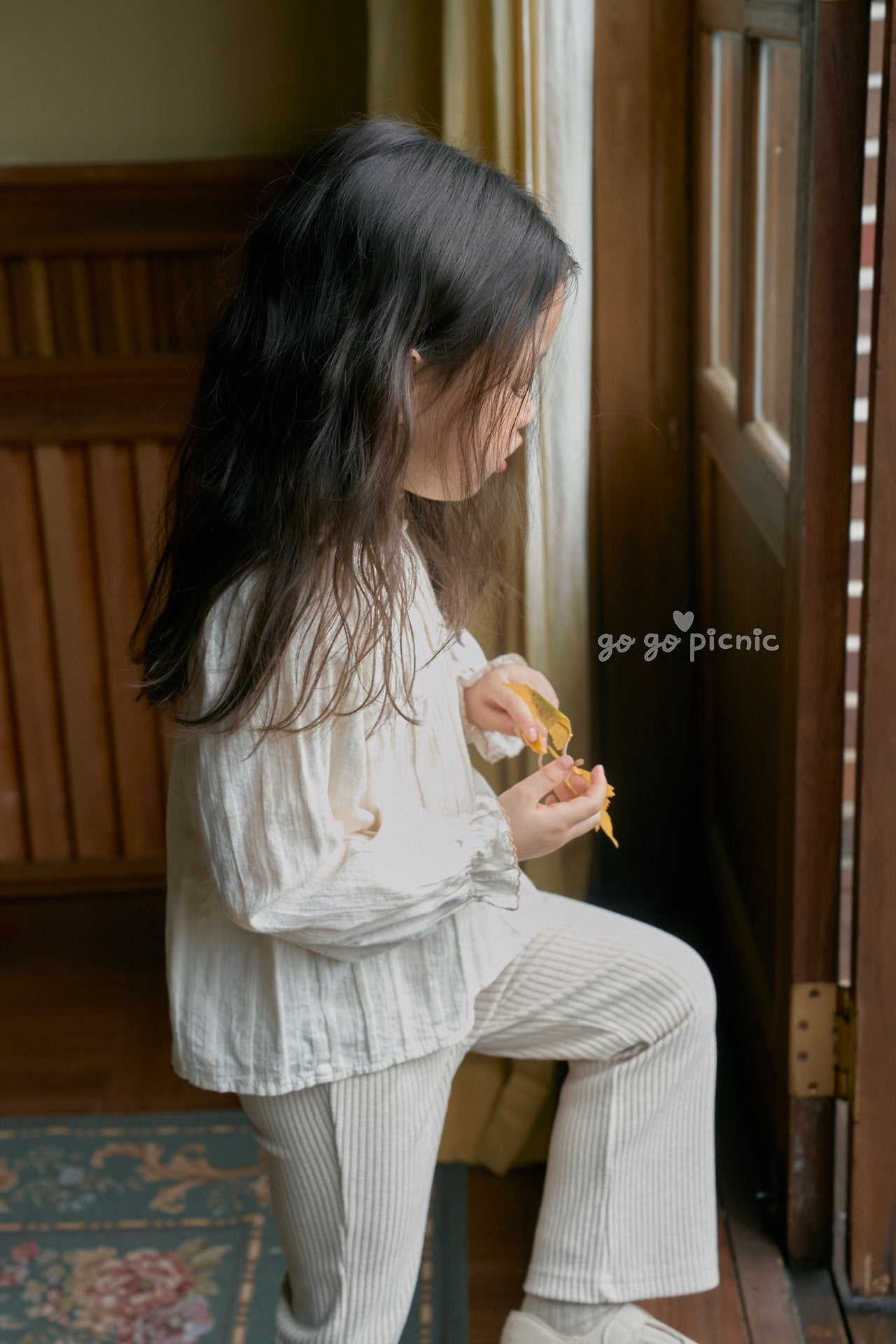 go go picnic luna bootcut pants (70-120cm)