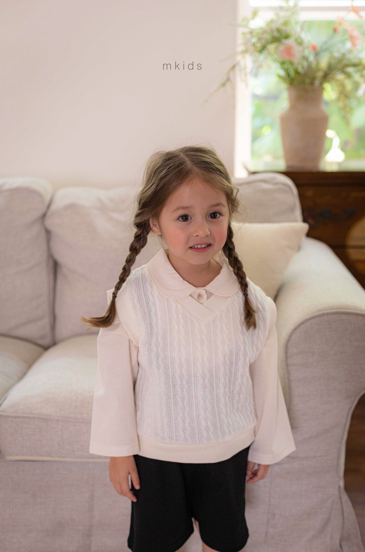 mkids tommy knit vest (65-115cm)