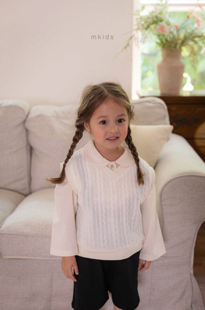 mkids tommy knit vest (65-115cm)