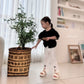 Bebenine 蝴蝶結開叉喇叭褲 (65-115cm)