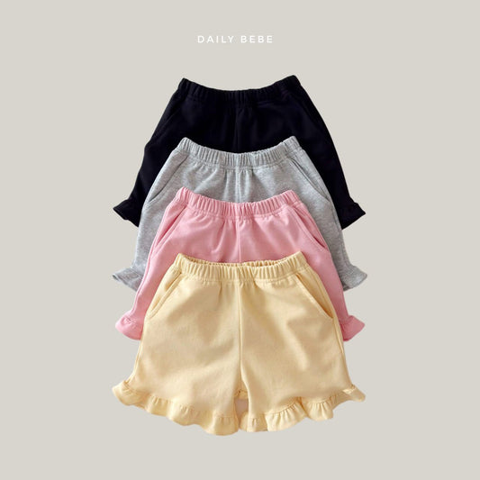 Dailybebe 波浪邊邊短褲 (75-140cm)