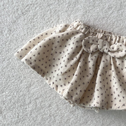 LINDO mini ribbon skirt bloomer(3-18m)
