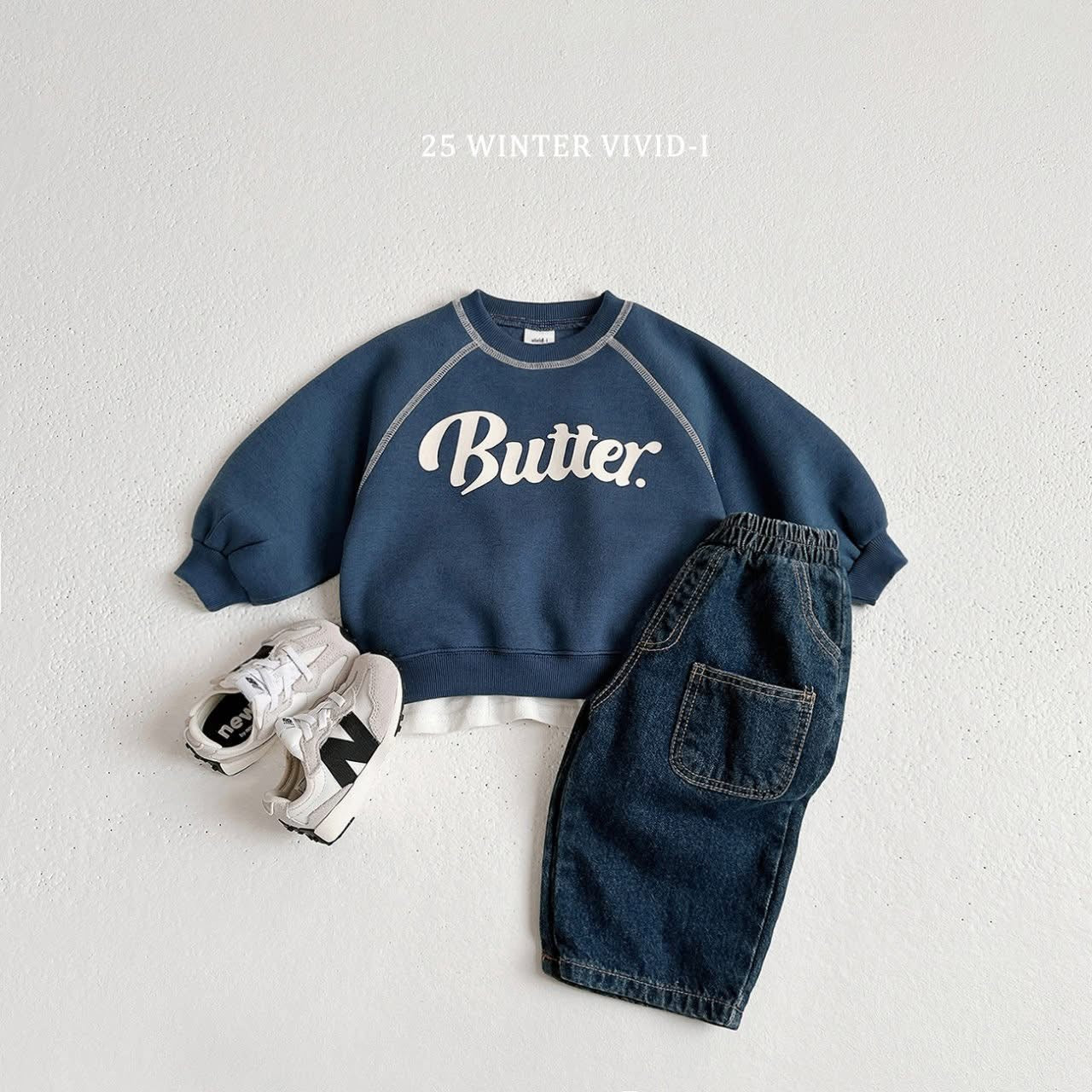 Vivid Butter車縫線上衣 (75-135cm)