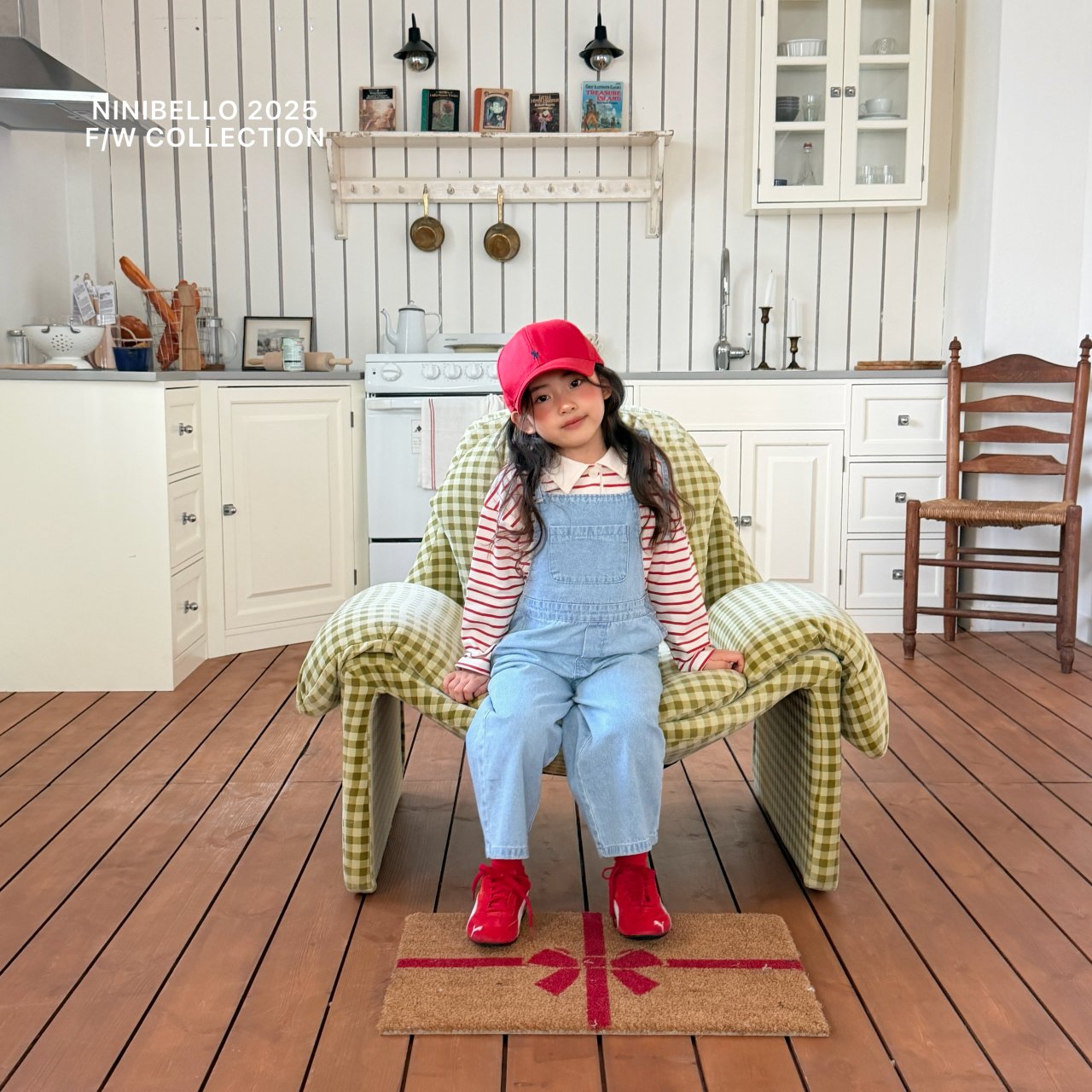 ninibello bread and rice cake collar tee (80-130cm)