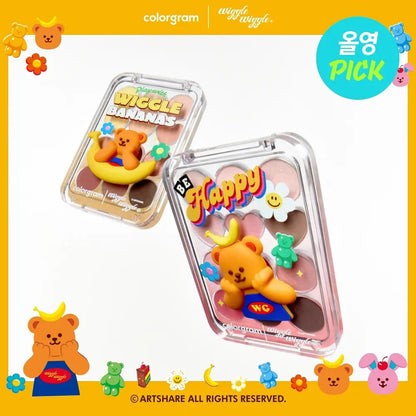 Colorgram X WiggleWiggle 12色眼影盤🐻