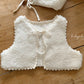 hibyebebe snowflake fur vest (Bebe )